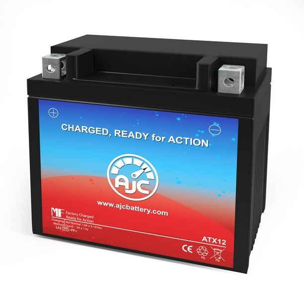 Kawasaki ZX12R 1200CC 12V Motorcycle Replacement Battery (2000-2005) - This Is an AJC Brand Replacement - - Walmart.com