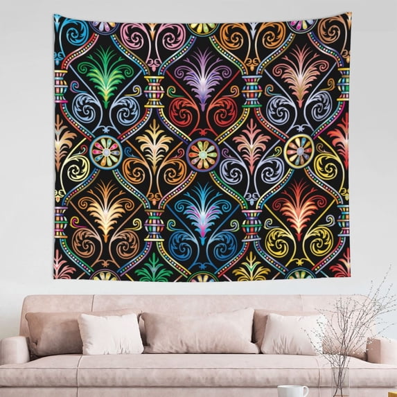 Retro Colored Prism Tapestry, Abstract Wall Decor Home Decor Bedroom Living Room Dorm Tapestry Room Wall Hanging, 60 x 51 inch