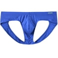 thumbnail image 2 of TANBOM Men's Comfortable Triangle Thong Nylon Underwear Blue XL 1-Pack, 2 of 6