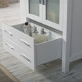 thumbnail image 5 of 30" Freestanding Bathroom Vanity & Ceramic Sink & Mirror - Glossy White, 5 of 7