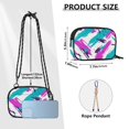 thumbnail image 4 of FORMRS Mini Crossbody Bag for Women Adjustable Shoulder Rope Travel Casual Phone Purse, Abstract Drawing, 4 of 7