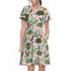 thumbnail image 1 of Easygdp Armadillo para Vestido Transpirable de Mujer, Vestido Suelto de Manga Corta con Pliegues y Bolsillos para el Verano, 1 of 6