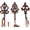 Copper With Black, variant on Comfify Rustic White Cast Iron Wall Hooks Set of 3 – Farmhouse Coat Hooks