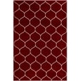 thumbnail image 3 of Unique Loom Trellis Frieze Collection Area Rug - Rounded (6' 1" x 9' Rectangle Red/Ivory), 3 of 7