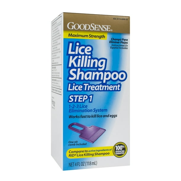 Goodsense Lice Killing Shampoo Maximum Strength 4oz 118ml Walmart Com Walmart Com