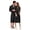 Black, variant on Sexy Lingerie for Women Couple Long Cardigan Hotel Home Wear Bathrobe Bathrobe Bathrobe Nightgown