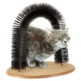 thumbnail image 4 of PETMAKER Cat Self-Groomer - Bristle Ring Brush Cat Arch with Carpeted Base, 4 of 7
