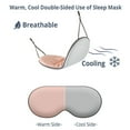 thumbnail image 3 of Eye mask double-sided dual-purpose shading and breathable, made of ice silk and bird's eye clothstyle:style1;, 3 of 5