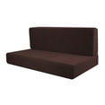thumbnail image 3 of 2 fundas para asientos de RV, fundas de cojín, mesa de comedor extensible fácil de instalar para RV marrón oscuro, 3 of 8