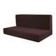 thumbnail image 3 of 2 fundas para asientos de RV, fundas de cojín, mesa de comedor extensible fácil de instalar para RV marrón oscuro, 3 of 8
