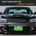 thumbnail image 6 of Zufioo Avocado with Glasses Print Car Aluminum Front License Plate, 12x6 Inch Decorative Personalized Car License Plate Car Accessories, 6 of 8
