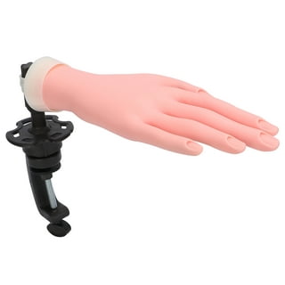 Practice Hand for Acrylic Nails, Nail Practice Hand Fake Hand for Nails  Training Practice Hand Mannequin Hands for Nails, Manicure Practice Hands  Nail