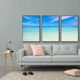 thumbnail image 2 of IDEA4WALL Framed Canvas Wall Art for Living Room, Bedroom Ocean Sea Beach Canvas Prints for Modern Home Decoration Ready to Hang, 2 of 4