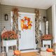 thumbnail image 5 of Decoraciones de Halloween, adornos de Halloween, calabaza artificial de Acción de Gracias, decoración de hoja de arce, decoración de Halloween para el hogar, colgante de pared, festival, decoración de, 5 of 6