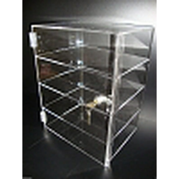 Displays2buy. 12" x 7" x 16" Locking Security Showcase Safe Box Acrylic Countertop Display Case