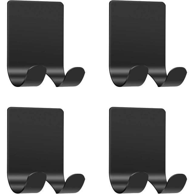 Soporte para maquinilla de afeitar para ducha (paquete de 2), ganchos para maquinilla de afeitar autoadhesivos de acero inoxidable, soportes para perchas, organizadores, gancho resistente