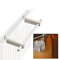 thumbnail image 2 of Fakrich Radiator Towel Rails,Radiator Airer with Single Rod Heat-Resistant Radiator Shelf Detachable Radiator Clothes Drying Rack for Plate Type/Film Type/Electric Radiator, 11.8 Inch, 2 of 5