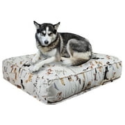 Bessie and Barnie Dog Park Luxury Extra Plush Faux Fur Rectangle Pet/Dog Bed