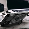 thumbnail image 5 of Case for Apple iPhone 13 with Slide Camera Cover,Military Grade Heavy Duty Protection Phone Case Cover with Magnetic Ring Kickstand for iPhone 13 SJ Black, 5 of 7