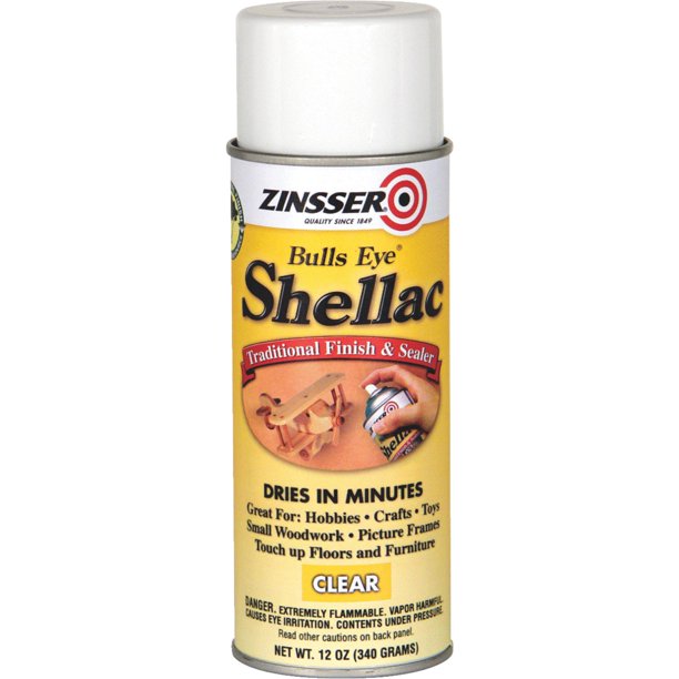 Zinsser Clear Bulls Eye Shellac Spray Paint
