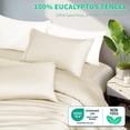thumbnail image 2 of Juego de Sábanas Shilucheng Tencel 100% Lyocell de Eucalipto King Beige, 2 of 8