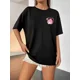 thumbnail image 5 of Playera Manga Corta Mujers Melody Oversized Adorable T-shirt, 5 of 8
