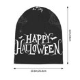 thumbnail image 2 of Beanie for Men and Women, Halloween Happy Spider Cozy Winter Hat Beanies Hats Skull Cap, Soft Cool Knit Hats for Women Men Men's Skullies & Beanies, 2 of 5