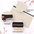 thumbnail image 2 of 10pcs DIY Craft Bag Canvas Pencil Cases Sublimation Blank Makeup Bags Heat Transfer Bag, 2 of 3