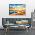 thumbnail image 1 of Plage Blanche à l'Le de Barbados - Uvre d'Art Moderne sur Toile, 1 of 1