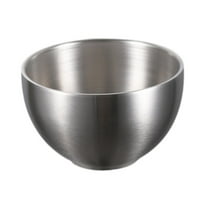 jicheng Ice Cream Bowl Double Walled Insulated Small Stainless Steel Bowl for Dinner 290ml NO Handle