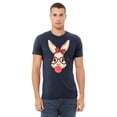 thumbnail image 2 of Easter Bunny With Bubble Gum Funny Egg Hunting Christian Holiday Men's T-shirt, XL, Navy, 2 of 5