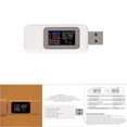 thumbnail image 4 of USB Tester, Intelligent LCD Display Durable Digital Ammeter, Memory Charging Fast Charge For Measure Voltage Measure Current, 4 of 8