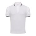 thumbnail image 1 of AWDis - Polo elástico para hombre (Blanco/Azul marino), 1 of 2