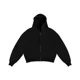 thumbnail image 2 of Sudadera de forro polar de color liso para hombre y mujer, pantalones de chándal de dos piezas estilo hip hop góticos Y2K, estilo americano, 2 of 5