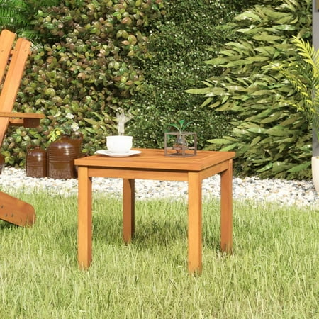 vidaXL Coffee Table 15.7 x15.7 x14.2 Solid Wood Acacia