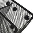 thumbnail image 3 of facefd Magnetic Pencil Holder Black Mesh Basket for Locker Refrigerator Table 2 grid, 3 of 5