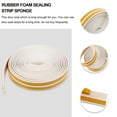 thumbnail image 3 of Raindrops 2Pack Door Gap Sealing Strip White EPDM Energy Saving for Windows, 3 of 7