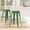 Green, variant on Merrick Lane 30" High Backless Green Metal Bar Height Dining Stool with Wooden Seat for Indoor Use