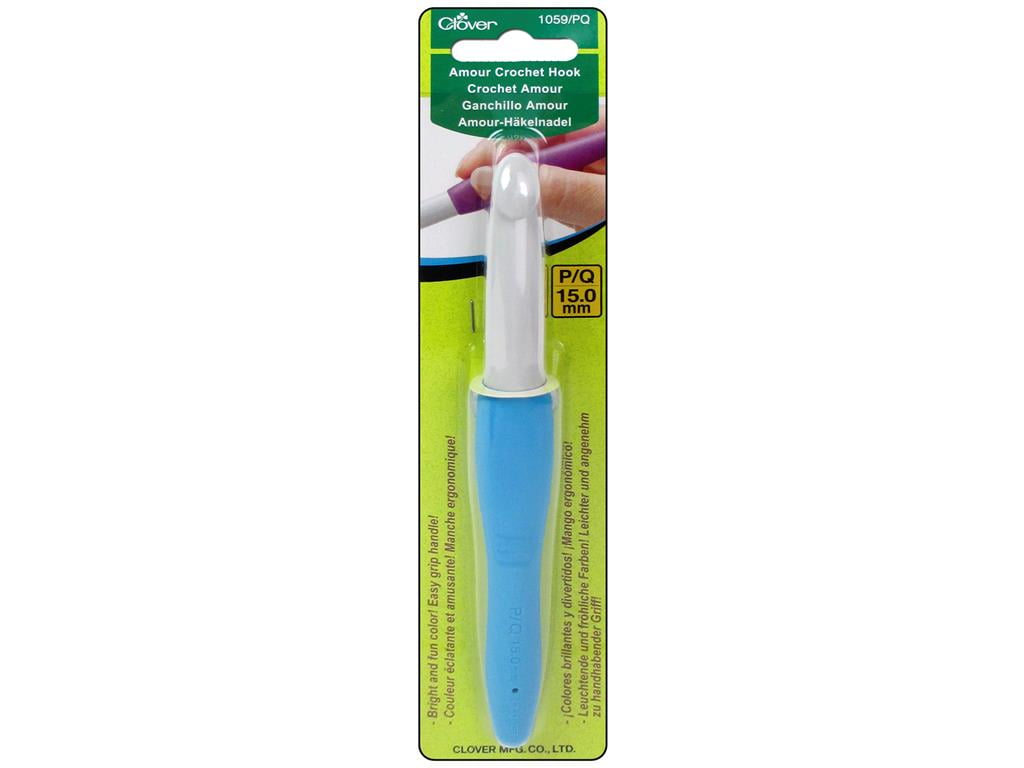 Clover Needlecraft Crochet Hook Amour Size P/Q 15mm
