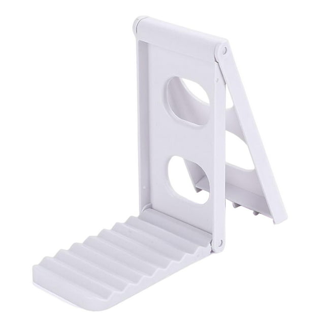 Soporte multifunción para tapa de olla de cocina, resistente al calor, cucharón, espátula y cuchara. blanco