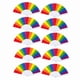 thumbnail image 4 of Paquete de 10 Abanicos Plegables de ArcoíRis, Abanicos de Mano del Orgullo Gay Pride LGBT Fans para Fiestas Festival Eventos Suministros de Baile, 4 of 5