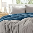 thumbnail image 4 of Bare Home Washed Duvet Cover Set - Ultra-Soft - Premium 1800 Collection - 2 Piece - Twin/Twin XL, Frost Gray, 4 of 8
