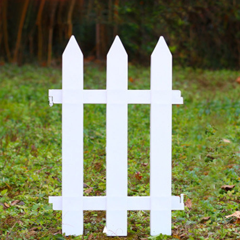 Calidaka European Style Home Decor Vegetable White Small Garden Fence Diy Landscape Walmart Com Walmart Com