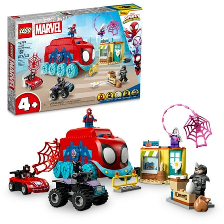 UPC: 0673419378390 | LEGO Marvel Team Spidey s Mobile Headquarters 10791 Building Set – Featuring Miles Morales and Black Panther Minifigures  Spidey and His Amazing Friends Series  For Boys  Girls  and Kids Ages 4+
