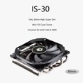thumbnail image 3 of JShteea CPU Air Cooler 4 Heatpipes Contacto Directo CPU Fan Multiplataforma Slim Fan 12V DC, 3 of 9