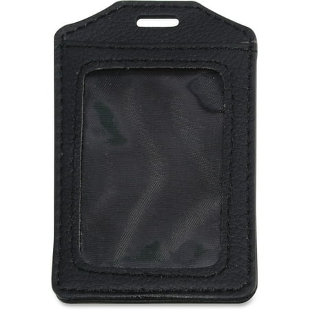 Leather-look Badge Holders