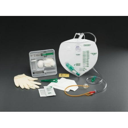 French Catheter Sizes - Indwelling Catheter Tray Lubricath Foley 16 Fr. 5 cc Balloon Latex 1 Count