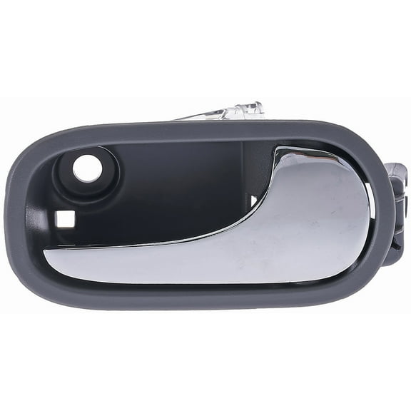 Dorman 81873 Front Passenger Side Interior Door Handle for Specific Chevrolet Models, Chrome Lever; Gray Housing