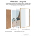 thumbnail image 4 of Cuadro de pared Hesendot, playa de la costa de Amalfi, 30 x 40 cm, marco de roble, 4 of 7