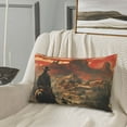 thumbnail image 5 of Lsque 1860s Style American Cowboy Pattern Pillow Case – Soft & Cozy Throw Pillow Cover, Hypoallergenic Cushion Case for Sleeping Women with Envelope Closure-20"x30", 5 of 6